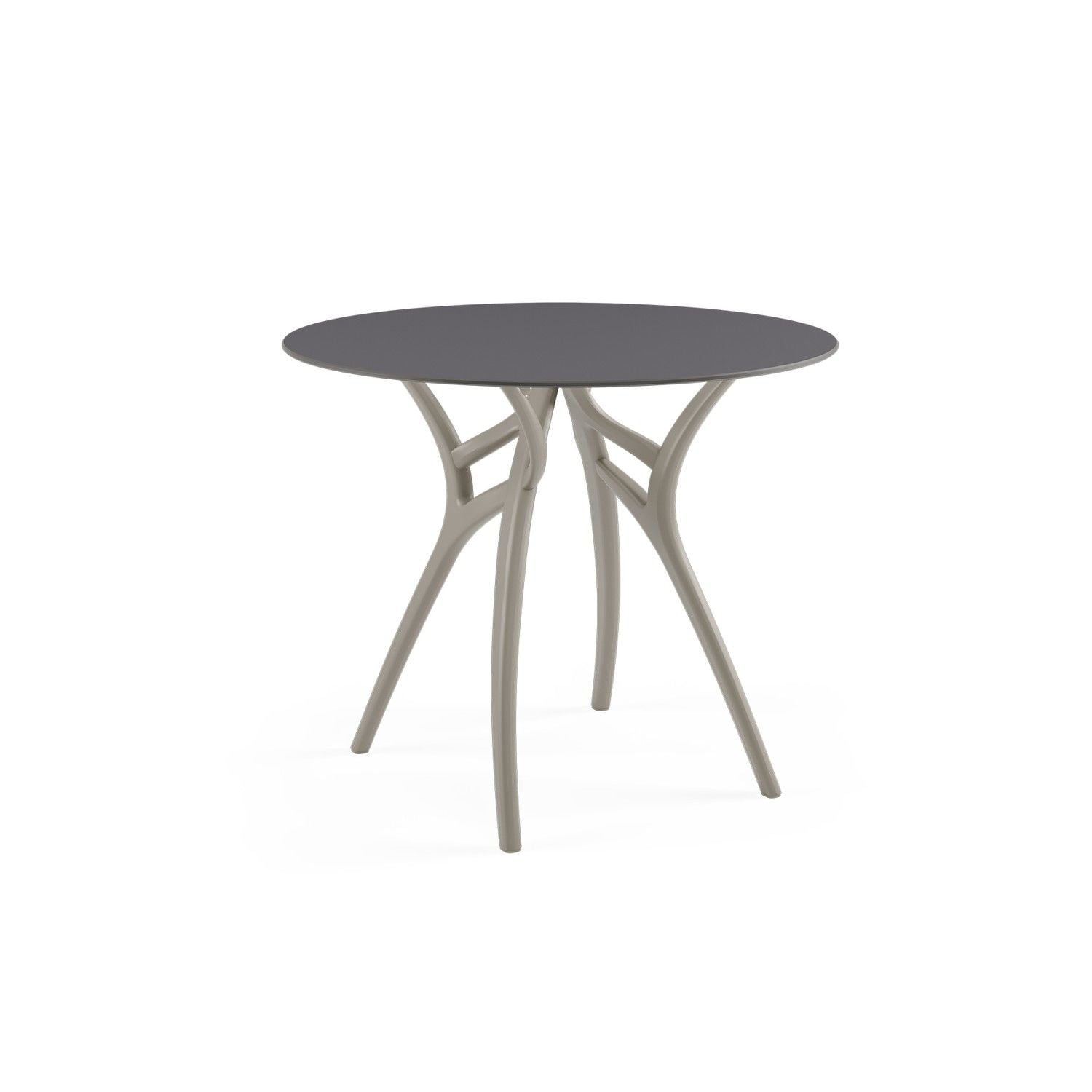 Antrasit Compact Bahçe Masası Ø90 cm Yuvarlak