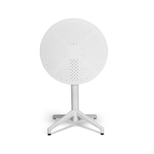 Katlanır Yuvarlak 60 cm Bahçe Masa Sandalye Takımı | 2 Kişilik Dış Mekan Bahçe, Balkon, Teras Seti | Paslanmaz, Dayanıklı & Hafif