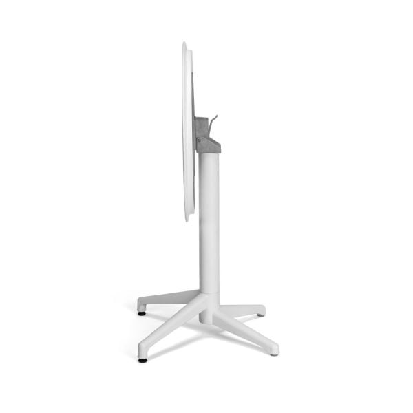 Katlanır Yuvarlak 60 cm Bahçe Masa Sandalye Takımı | 2 Kişilik Dış Mekan Bahçe, Balkon, Teras Seti | Paslanmaz, Dayanıklı & Hafif