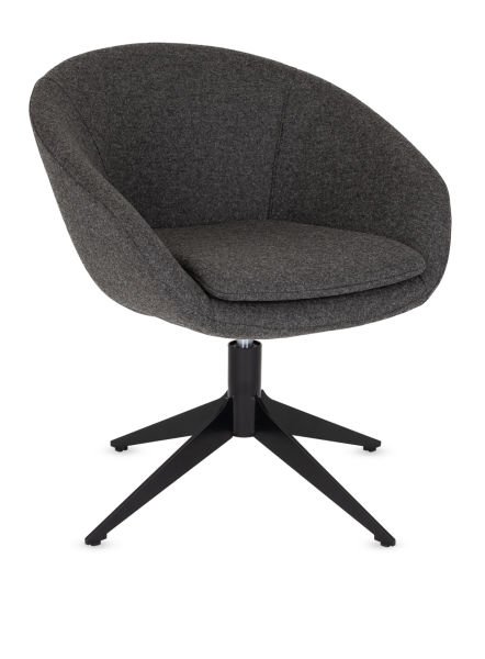 ORÜS Antrasit Koyu Gri Kaşe Kumaş Ofis Bekleme Sandalyesi – Ergonomik, Şık ve Çok Amaçlı Bekleme Koltuğu – Metal Siyah Lazer Ayaklı, Ücretsiz Kargo
