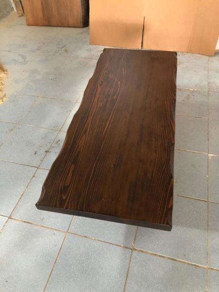 Kütük Ağaç Ceviz Masa Üstü Tablası 60x120