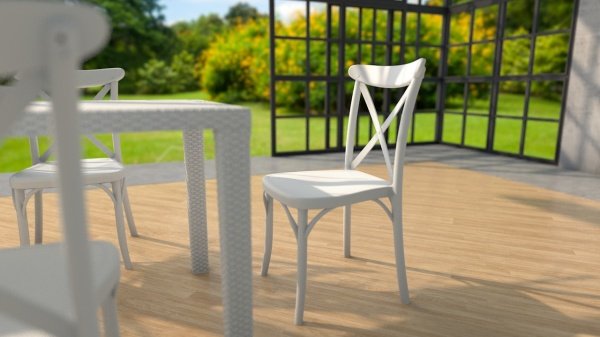 Venge Dış Mekan Bahçe Cafe Masası Modeli 120x80.cm