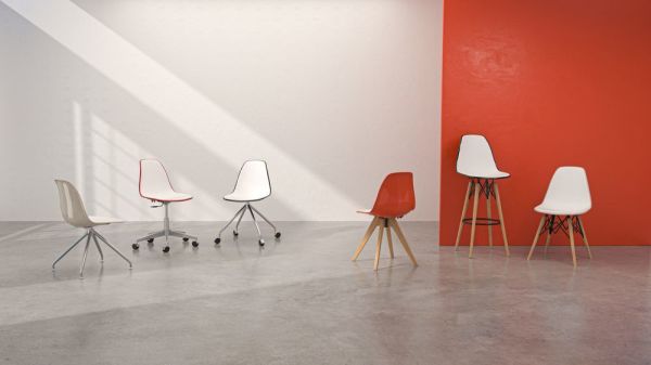 Şık Ve Ergonomik Çift Renk Bej Beyaz Ofis Çalışma Sandalyesi