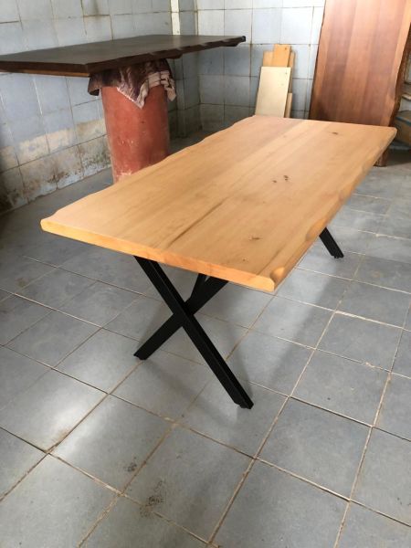 Naturel Kayın Kütük Otel Masası 75x120