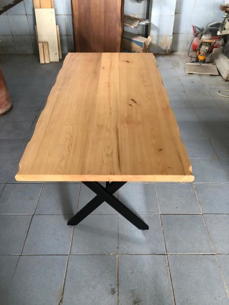 Naturel Kayın Kütük Otel Masası 75x120