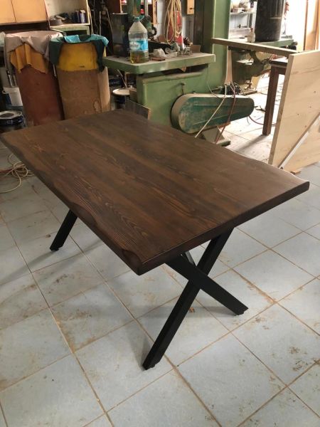 Ağaç Kütük Restorant Masası 80x130
