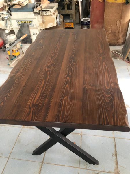 Ağaç Kütük Restorant Masası 80x130