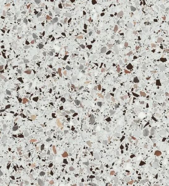 Terrazzo Mermer Compact Laminat Kare Paslanmaz Masa