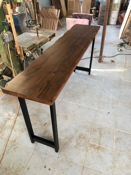 Kütük Bar Masası 50x200