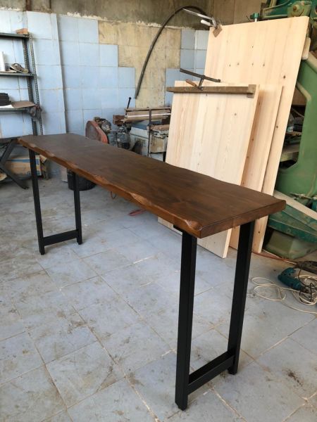 Kütük Bar Masası 50x200