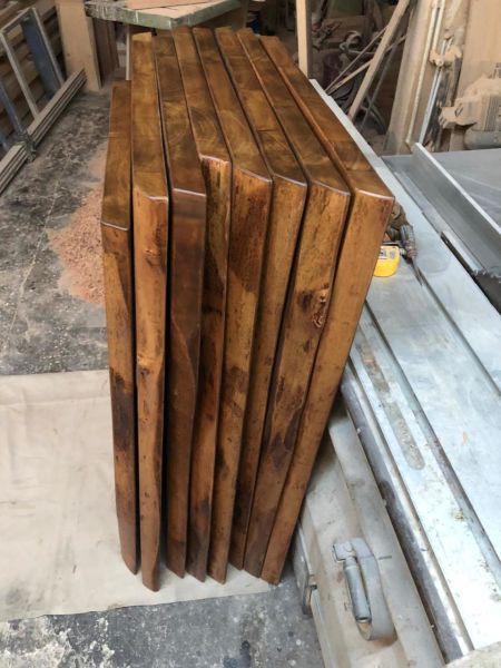 Gürgen Ceviz Cafe Kütük Masa Üstü Tablası 75x120