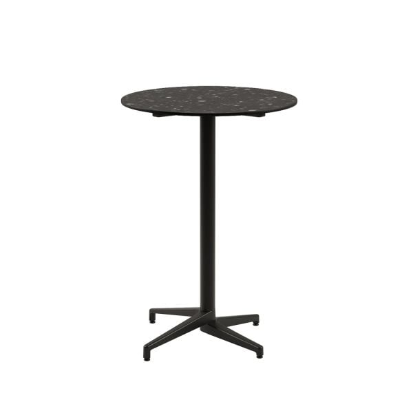Compact Paslanmaz Mutfak Bar Masası – Terrazzo Mermer Desenli, Şık ve Dayanıklı 77.cm