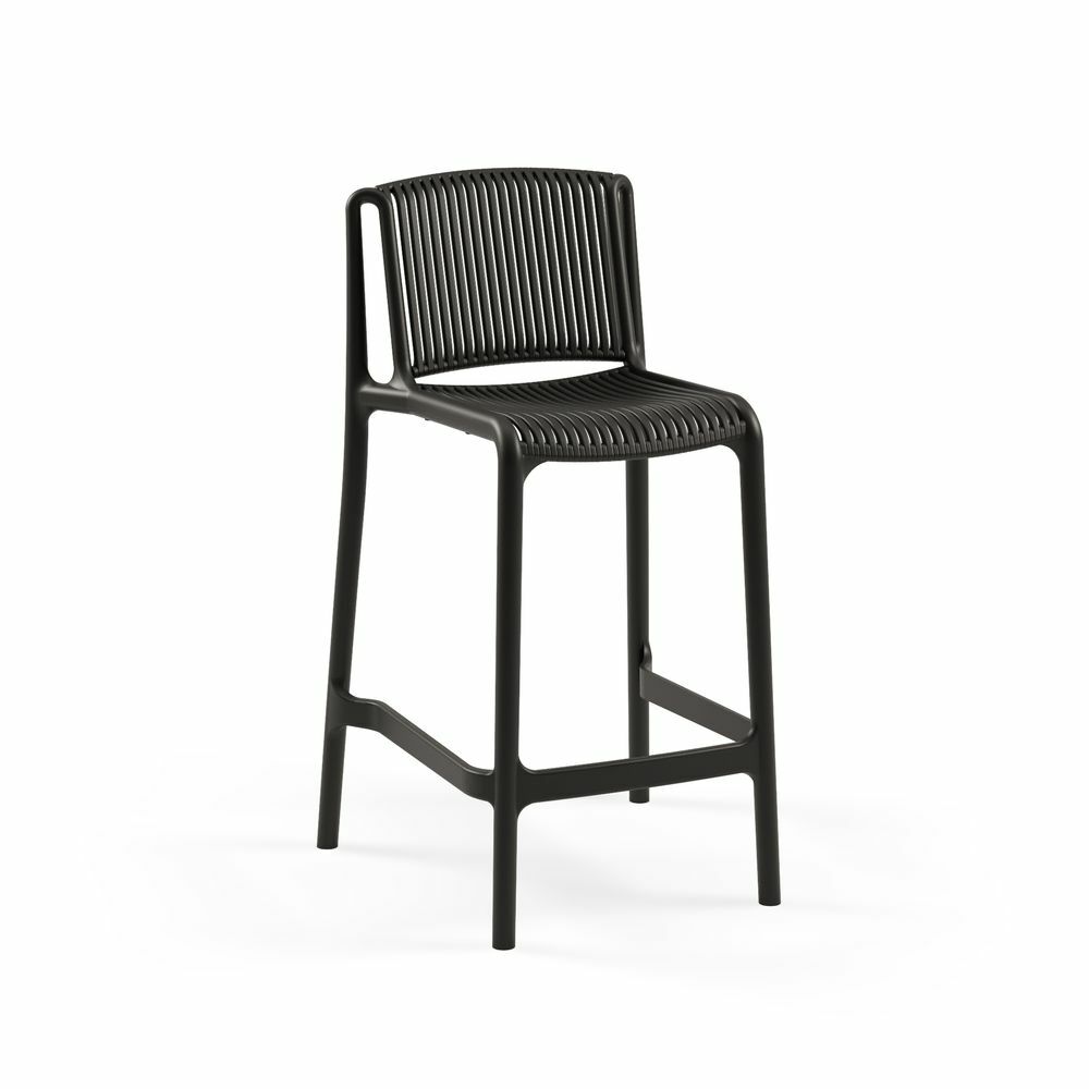 Siyah Dış Mekan Bahçe Bar Sandalyesi Fiyatları 65.cm