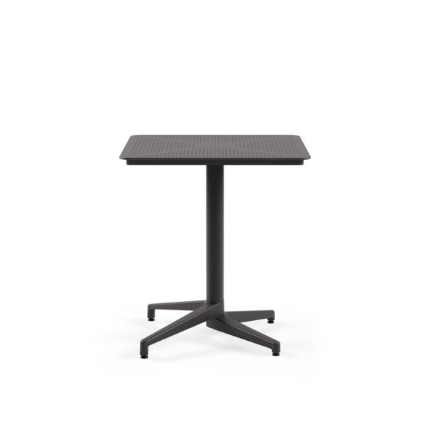 Antrasit Katlanabilir Bahçe Masa Sandalye Takımı 2 Kişilik 70x70 cm – Dış Mekan, Balkon, Teras, Mutfak, Cafe ve Otel İçin Dayanıklı Set