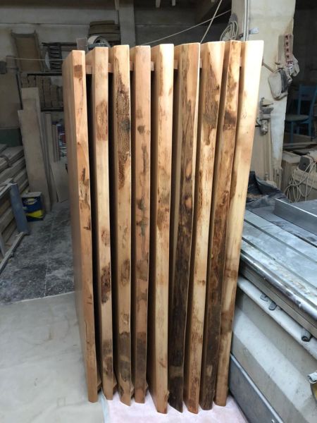 Gürgen Ağacı Naturel Kayın Doğal Kenar Kütük Masa Tablası 80X160