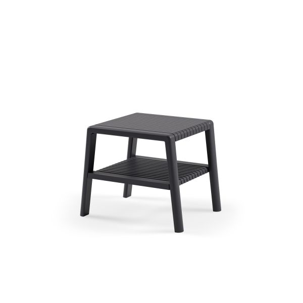 Antrasit Dış Mekan Plastik Bahçe Sehpası Dayanıklı