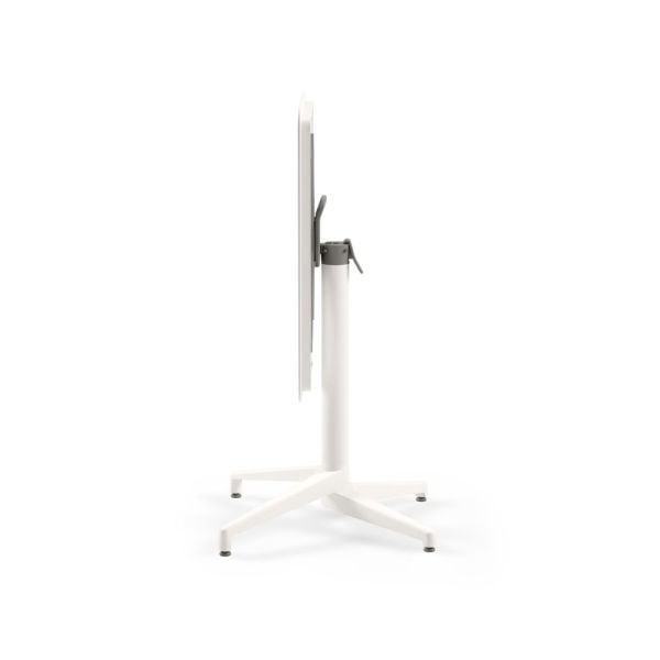 Beyaz 2 Kişilik Katlanabilir Bahçe Masa Sandalye Takımı 70x70 cm – Dış Mekan, Balkon, Teras, Cafe, Restaurant