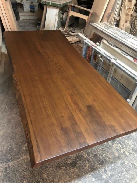 DOĞAL KENAR KÜTÜK MASA ÜSTÜ 90x180.cm