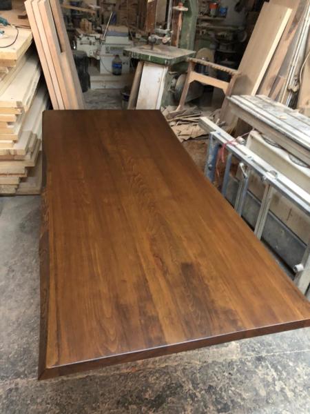 DOĞAL KENAR KÜTÜK MASA ÜSTÜ 90x180.cm