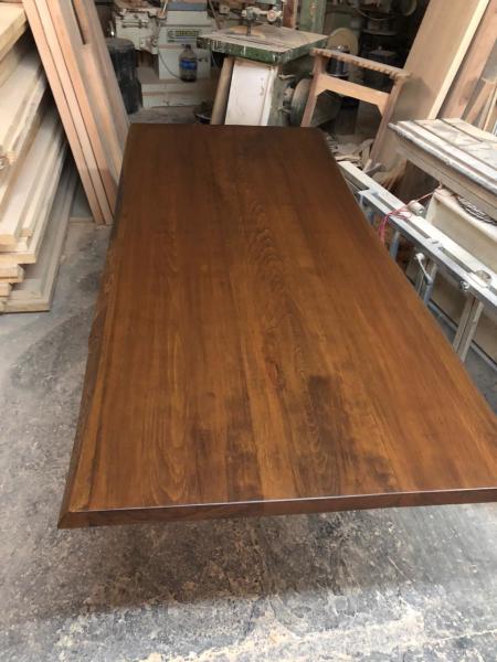 DOĞAL KENAR KÜTÜK MASA ÜSTÜ 90x180.cm