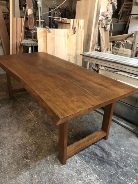 Doğal Kütük Salon Masası 100x200