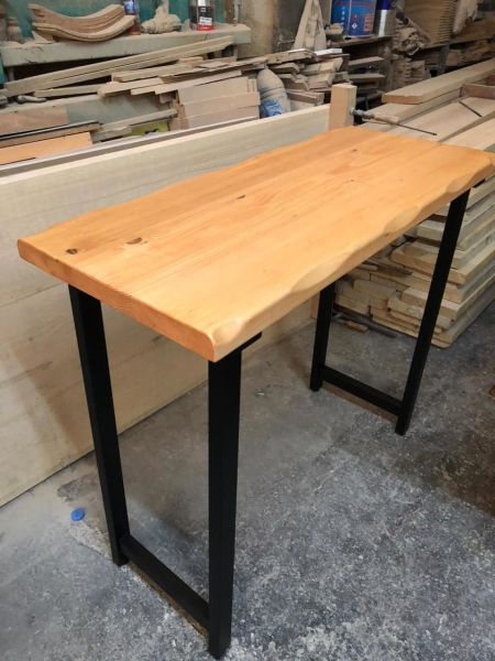Küçük Kütük Bar Masası 60x100