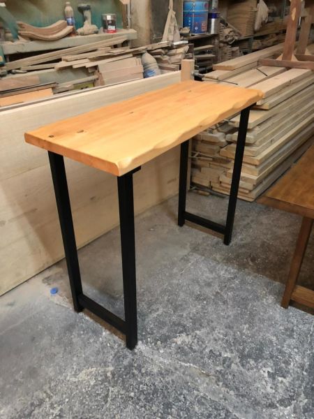 Küçük Kütük Bar Masası 60x100