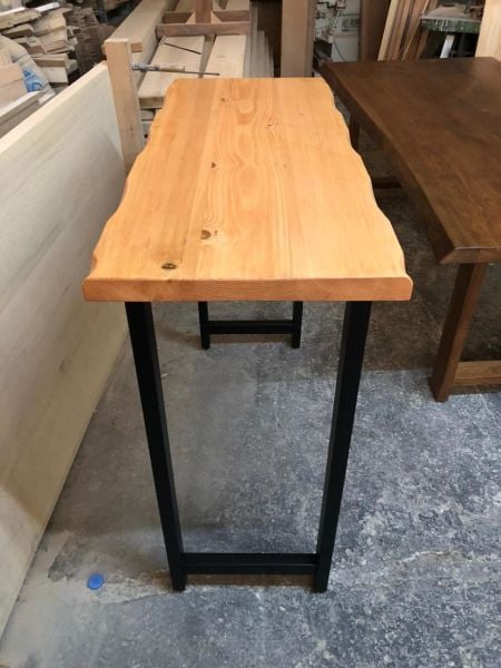 Küçük Kütük Bar Masası 60x100