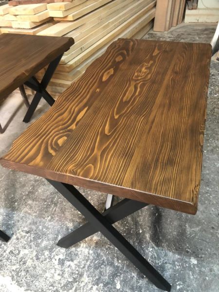 Dikdörtgen Küçük Kütük Masa 60x130