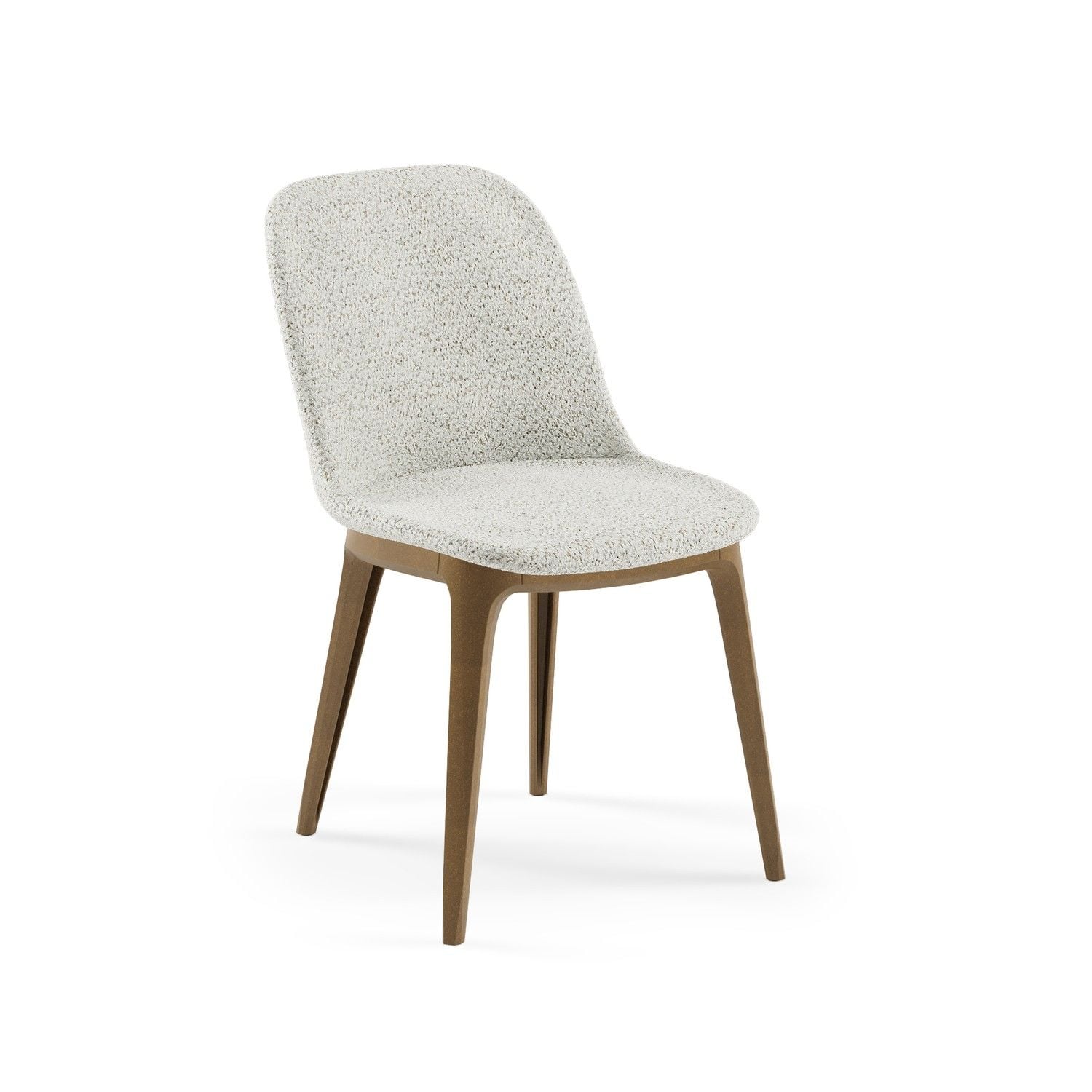 Ahşap Görünümlü Plastik Ayaklı Kumaş Otel Sandalyesi