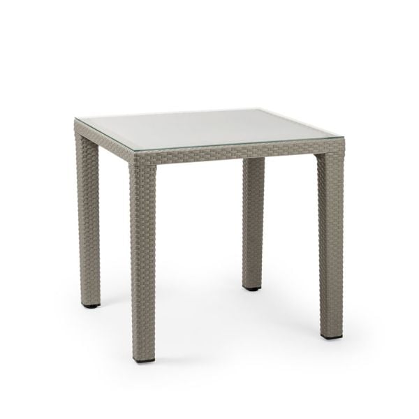 Vizon Rattan Plastik 4 Kişilik Bahçe Masa Sandalye Takımı