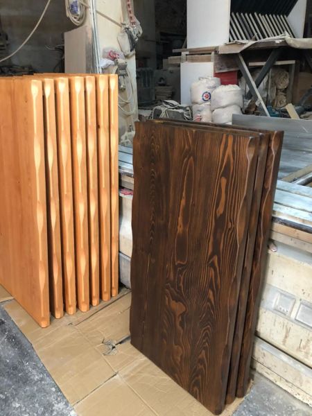 Ceviz Rengi Kütük Masa Tablası 70x120