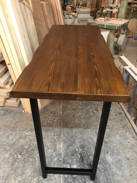 Kütük Ağaç Bar Masası 60x140