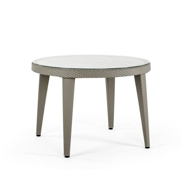 Vizon Bahçe Masa Sandalye Takımı 4 Kişilik 110 cm Yuvarlak