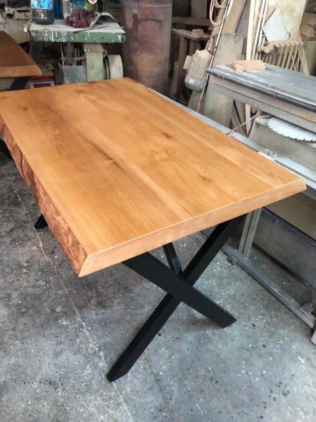 Doğal Ağaç Kütük Cafe Masası İmalatı 75x110