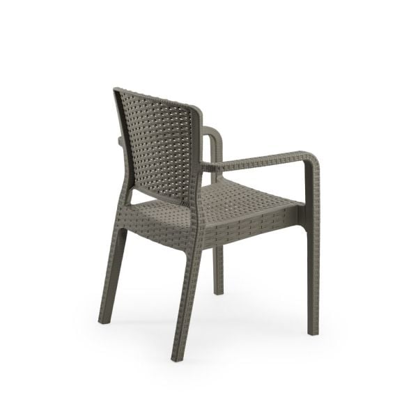 Vizon Renk 6 Kişilik Bahçe Masa Sandalye Takımı 90x150