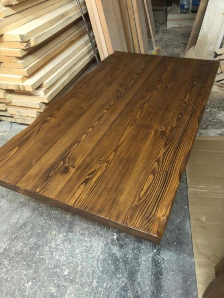 Göknar Ağacı Ceviz Kütük Restaurant Masa Üstü Tablası 80x140