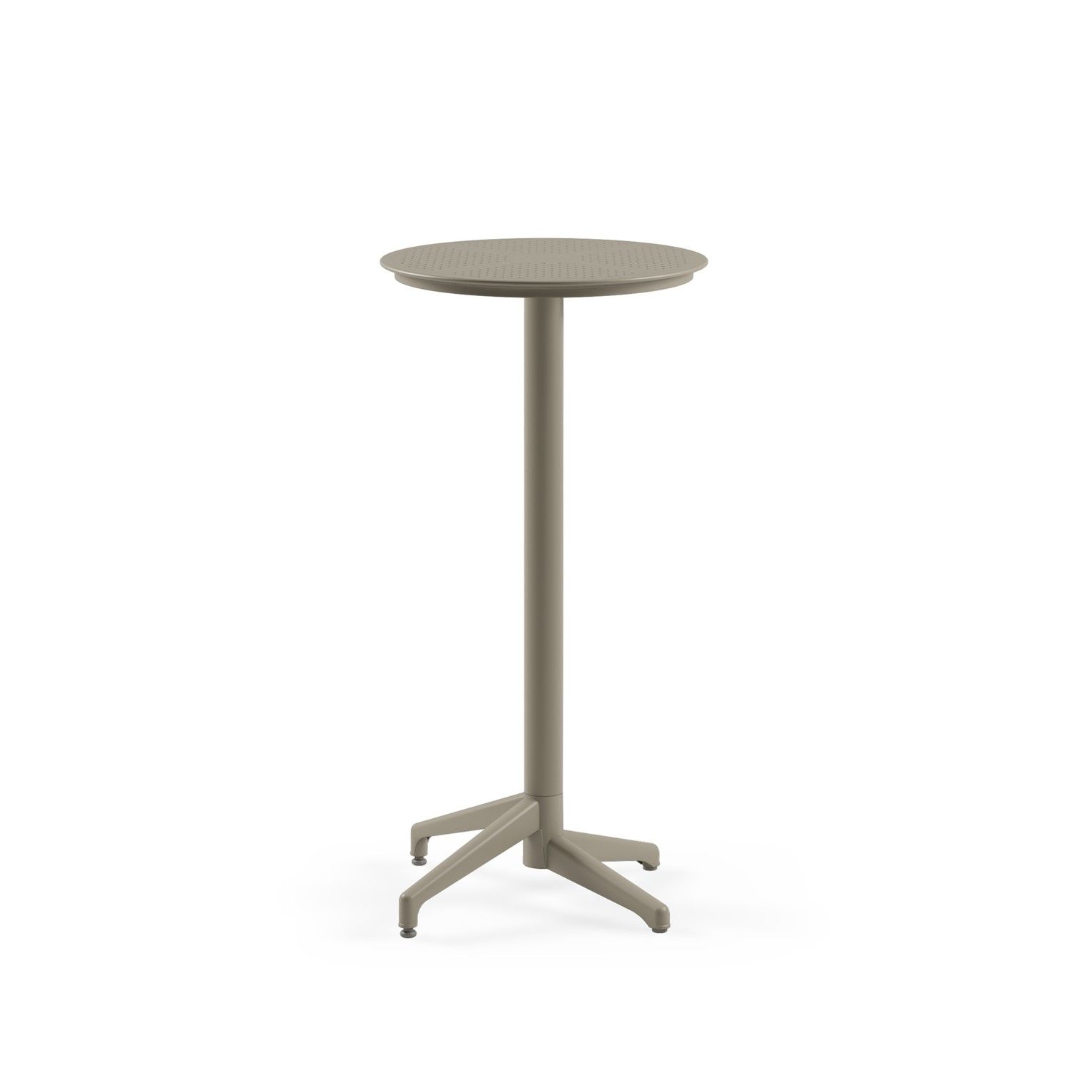 Vizon Paslanmaz Yuvarlak Dış Mekan Bahçe Bar Masası 60 cm