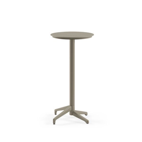 Vizon Paslanmaz Yuvarlak Dış Mekan Bahçe Bar Masası 60 cm