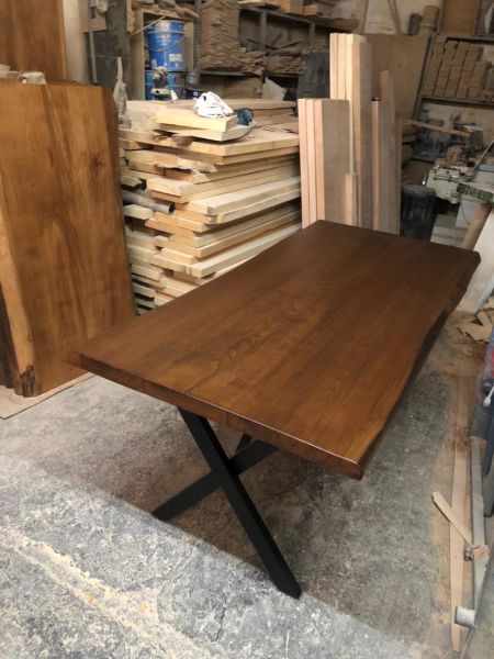 Ahşap Kütük Masa 150x90