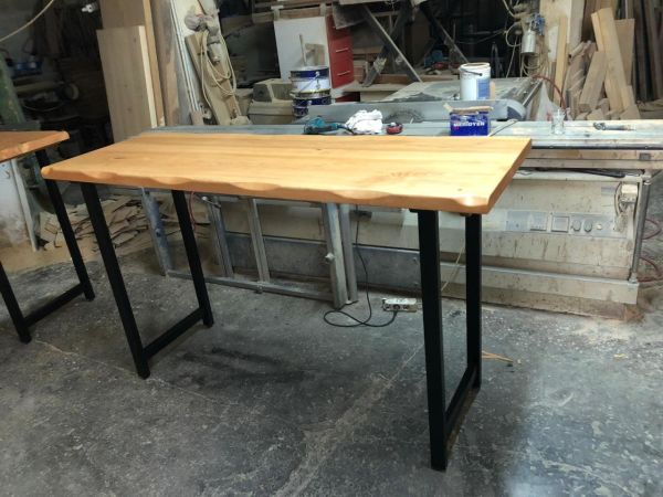 Kütük Mutfak Bar Masası 160x60