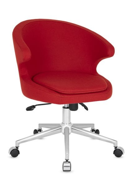 Dali Kırmızı Ergonomik Ofis Çalışma Sandalyesi Sekreter, Personel, Toplantı ve Ev Ofis Kullanımı İçin