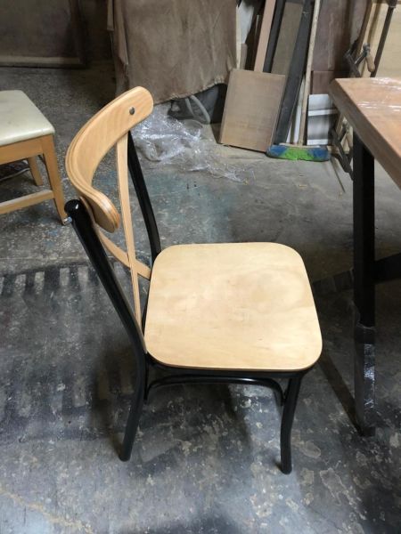 Kayın Rengi Ergonomik Tonet Mutfak Sandalyesi Modelleri