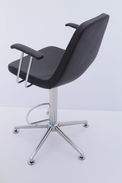 Parker Siyah Kumaş Yükseklik Ayarlı Bar Sandalyesi