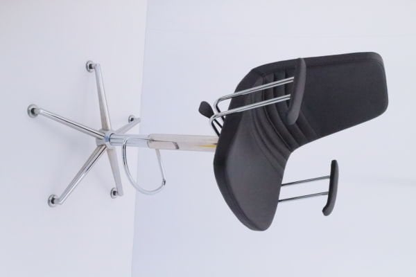 Parker Siyah Kumaş Yükseklik Ayarlı Mutfak Bar Sandalyesi