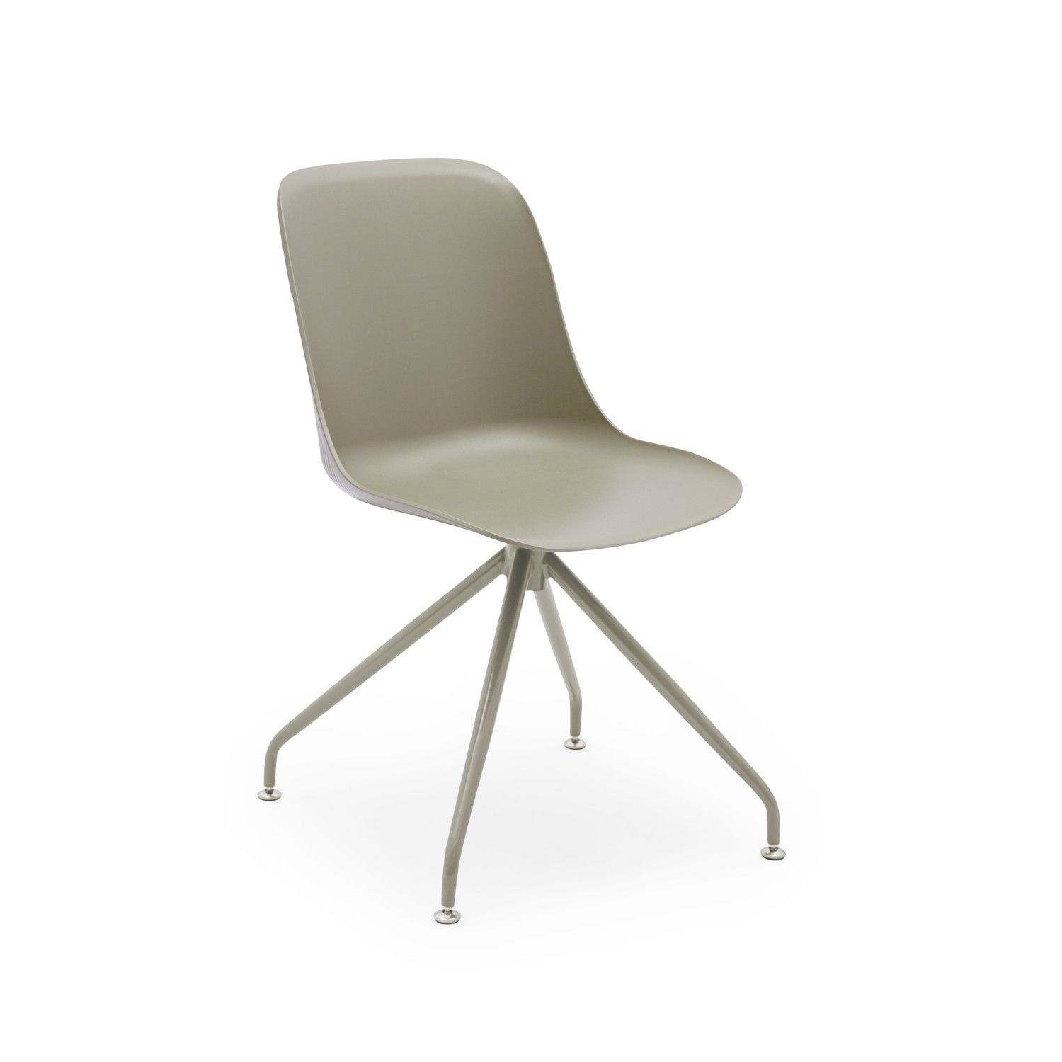 Çimento Gri Ofis Sandalyesi – Döner, Tekerleksiz, Ergonomik