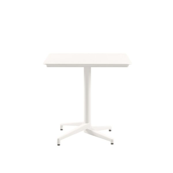 Polipropilen Plastik Ve Alüminyum Paslanmaz İç Ve Dış Mekan Bahçe Bej 80x80.cm Restaurant Masası