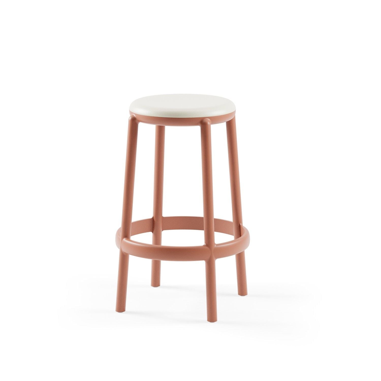 Terrakota Bar Taburesi 65 cm Dış Mekan Bahçe Plastik