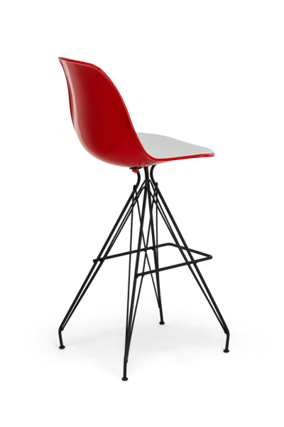 Biga kırmızı beyaz bar sandalye