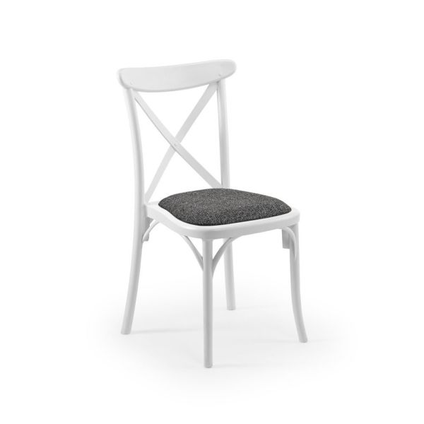 Beyaz Renkli Capri Tonet Sandalye ve Compact Masa: Şık ve Dayanıklı Masa Sandalye Takımı